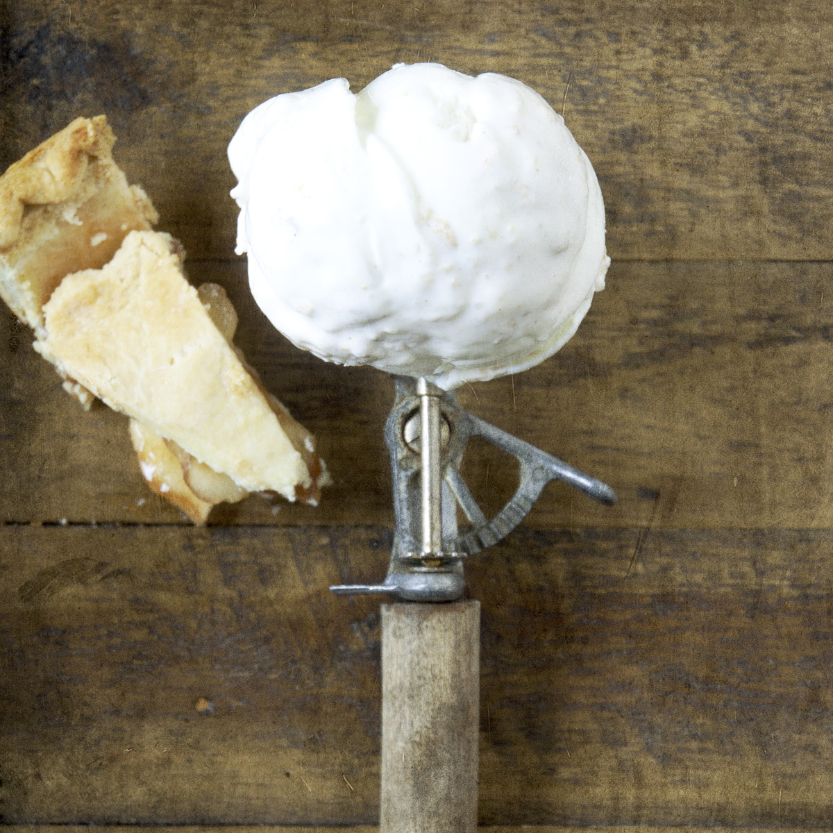 Scoop of Apple Pie Ice Cream