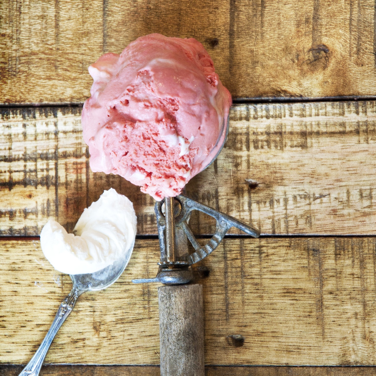 Scoop of Red Velvet Ice Cream