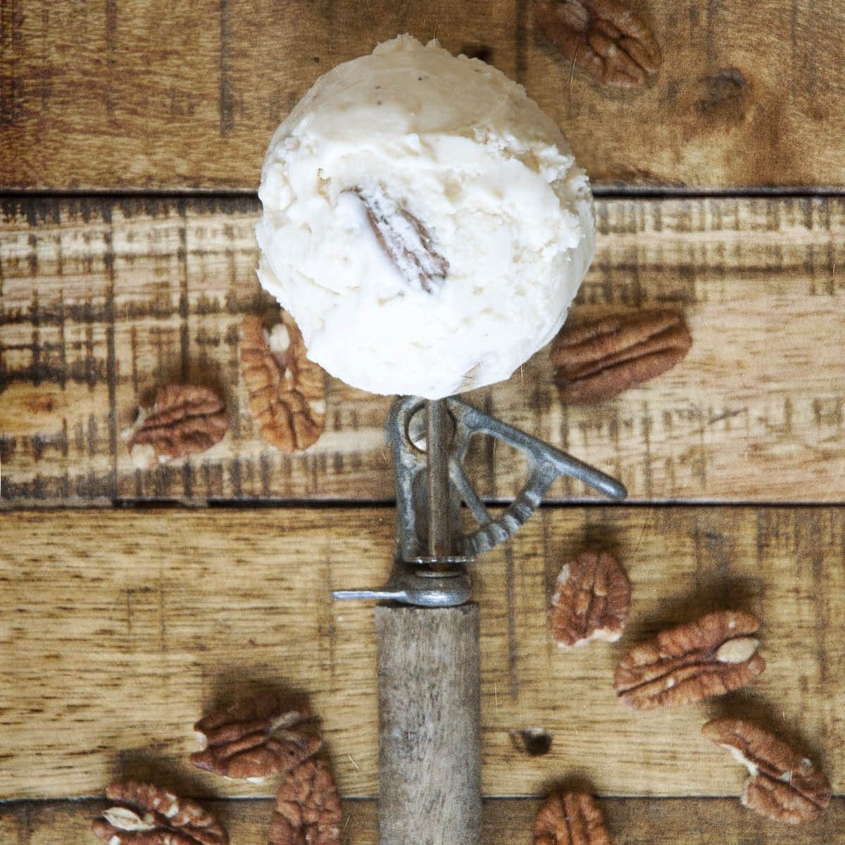 Scoop of Butter Toasted Pecan Ice Cream